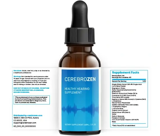 Cerebrozenbottle Cerebrozen Supplement Bottle